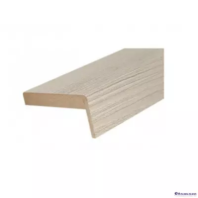 Durvju apmales daļa MDF Bianco teleskopiskā PVC
